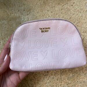 Victoria secret pink coin purse or for travel makeup/jewelry